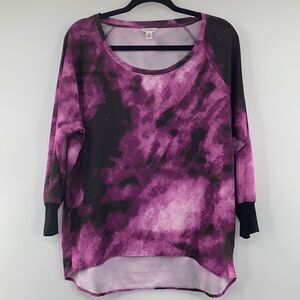 3For$20 Calvin Klein Purple Pixel size M High/Low Top size Medium